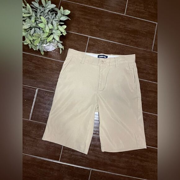 Lands’ End khaki performance shorts sz 10 - Picture 1 of 7